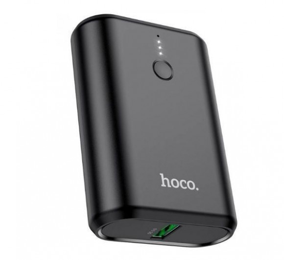 Внешний аккумулятор Hoco Q3 Mayflower быстрая зарядка QC3.0, PD20, USB-A 18W (10000mAh), черный