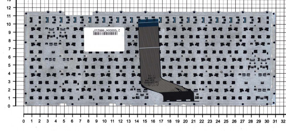 Клавиатура для ноутбука Asus Pro P2440UA, P2440UF, P2440UQ, черная Клавиатура для ноутбука Asus Pro P2440UA, P2440UF, P2440UQ, черная