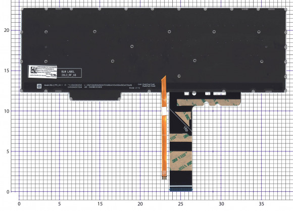 Клавиатура для ноутбука Lenovo 5 Chrome 16IAU7 черная Клавиатура для ноутбука Lenovo 5 Chrome 16IAU7 черная
