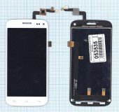 Модуль (матрица + тачскрин) для Micromax Canvas Turbo Mini (A200), белый Модуль (матрица + тачскрин) для Micromax Canvas Turbo Mini (A200), белый