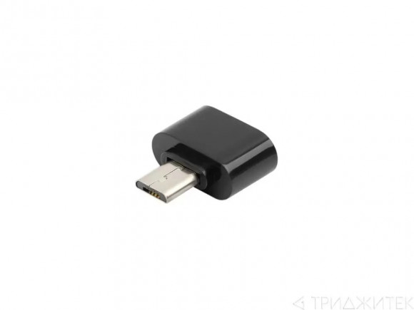 Адаптер Vixion (AD45) USB - MicroUSB, черный