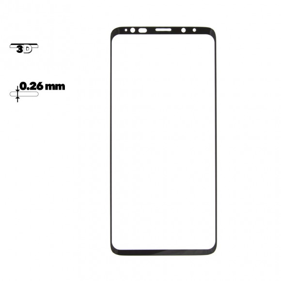 Защитное стекло REMAX Tempered Glass GL-08 для Samsung Galaxy S9 Plus (G965F)с рамкой, черное