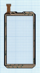 Сенсорное стекло (тачскрин) для Prestigio Muze 4667 3G, черное Сенсорное стекло (тачскрин) для Prestigio Muze 4667 3G, черное