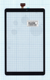 Сенсорное стекло (тачскрин) для Samsung Galaxy Tab A 10.5 SM-T595, черное Сенсорное стекло (тачскрин) для Samsung Galaxy Tab A 10.5 SM-T595, черное