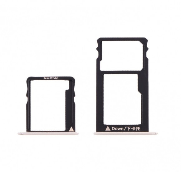 Держатель (лоток) SIM-карты для Huawei Honor 5X, серебряный