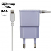 Сетевое зарядное устройство "LP" для Apple 8-pin, 2.1А (белый, европакет) Сетевое зарядное устройство "LP" для Apple 8-pin, 2.1А (белый, европакет)