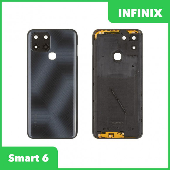 Задняя крышка для Infinix Smart 6 (X6511) (черный)