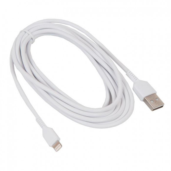 Кабель USB HOCO X20 Flash для Lightning, 2.0А, длина 3.0м, белый