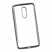 Чехол силиконовый "LP" для Lenovo K6 Note TPU (прозрачный с черной хром рамкой) (европакет) Чехол силиконовый "LP" для Lenovo K6 Note TPU (прозрачный с черной хром рамкой) (европакет)