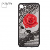 Защитная крышка "LP" для Apple iPhone 7, 8, Роза красная (европакет)