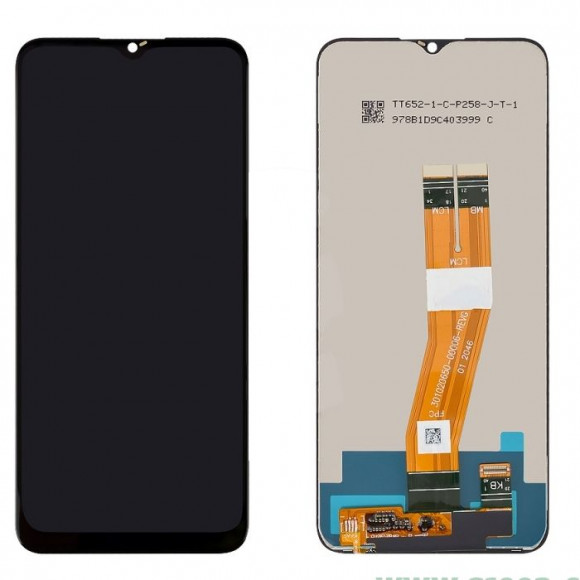 Дисплей для Samsung A035F Galaxy A03 + тачскрин (черный) (100% LCD)