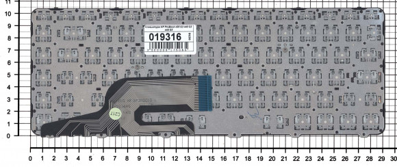 Клавиатура для ноутбука HP ProBook 430 G3, 440 G3, 445 G3, черная с рамкой