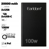 Внешний АКБ Earldom ET-PD11 20000 mAh, 1xUSB, QC 3.0 3A, PD 20W, Li-Pol (черный) Внешний АКБ Earldom ET-PD11 20000 mAh, 1xUSB, QC 3.0 3A, PD 20W, Li-Pol (черный)