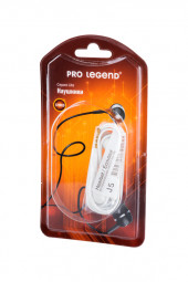 Наушники Pro Legend Sound LP5026 с микрофоном вставные (затычки), закрытые, 1м. разъем 3.5мм, белые, BL1 Наушники Pro Legend Sound LP5026 с микрофоном вставные (затычки), закрытые, 1м. разъем 3.5мм, белые, BL1