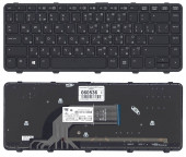 Клавиатура для ноутбука HP ProBook 430 G2, черная с рамкой с подсветкой Клавиатура для ноутбука HP ProBook 430 G2, черная с рамкой с подсветкой