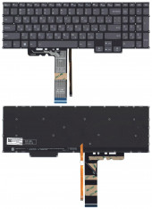 Клавиатура для ноутбука Lenovo 5 Chrome 16IAU7 черная Клавиатура для ноутбука Lenovo 5 Chrome 16IAU7 черная