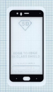 Защитное стекло "Полное покрытие" для Xiaomi Mi6, черное