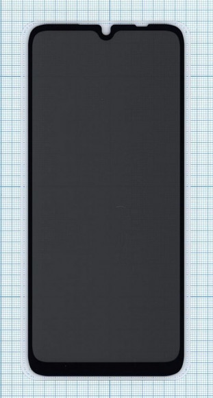 Защитное стекло Privacy "Анти-шпион" для Xiaomi Redmi 9A