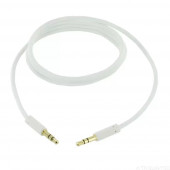 Кабель CAB50 AUX 3, 5 (M) - AUX 3, 5 (M) 1.5м, белый (Vixion)