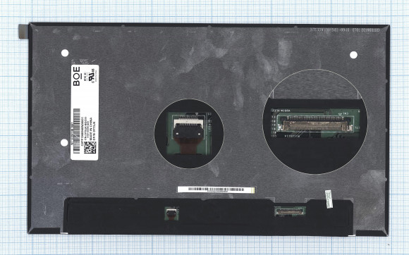 Матрица NT133WHM-N61, 13.3", TN, 1366x768 (HD), 60 Гц, 30 pin, LED, UltraSlim, разъём справа, без креплений, матовая