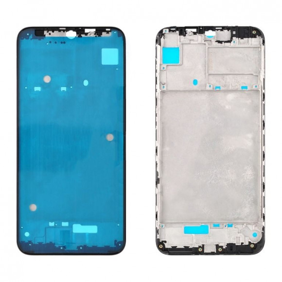 Рамка дисплея (средняя часть) для Huawei Y7 Prime 2019, Y7 Pro 2019 (DUB-LX1), черная