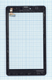 Сенсорное стекло (тачскрин) для Irbis TZ743 REV2, черное с рамкой Сенсорное стекло (тачскрин) для Irbis TZ743 REV2, черное с рамкой