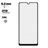 Защитное стекло для Samsung Galaxy A30s (A307F) Full Curved Glass 21D 0, 3 мм (оранжевая подложка)