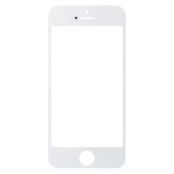 Стекло для iPhone 5, 5C, 5S, SE (белый)