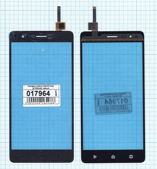 Сенсорное стекло (тачскрин) для Lenovo Vibe K5 Note (A7020A48), черный