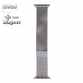 Ремешок для Apple Watch COTEetCI W6 Magnet Watchband 42 мм/44 мм магнитный металл (серебро) Ремешок для Apple Watch COTEetCI W6 Magnet Watchband 42 мм/44 мм магнитный металл (серебро)