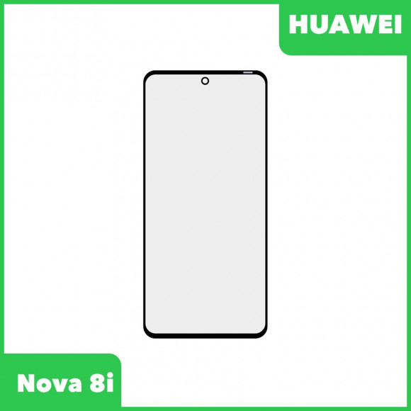 Стекло + OCA пленка для переклейки Huawei Nova 8i (NEN-LX1), черный
