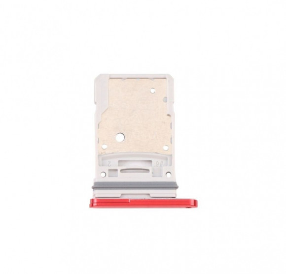 Держатель (лоток) SIM-карты для Samsung Galaxy S20 FE (G780F), красный