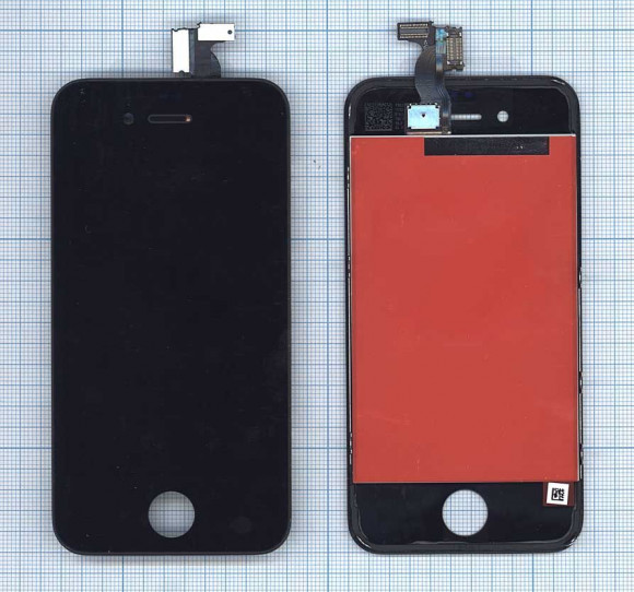 Модуль (матрица + тачскрин) для Apple iPhone 4 (AAA), черный Модуль (матрица + тачскрин) для Apple iPhone 4 (AAA), черный