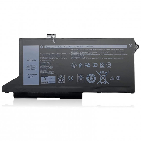 Аккумулятор для Dell (WY9DX) Latitude 5520, 5420, 42Wh, 11.4V