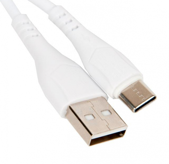 Кабель USB BOROFONE BX37 для Type-C, 3.0А, длина 1м, белый Кабель USB BOROFONE BX37 для Type-C, 3.0А, длина 1м, белый