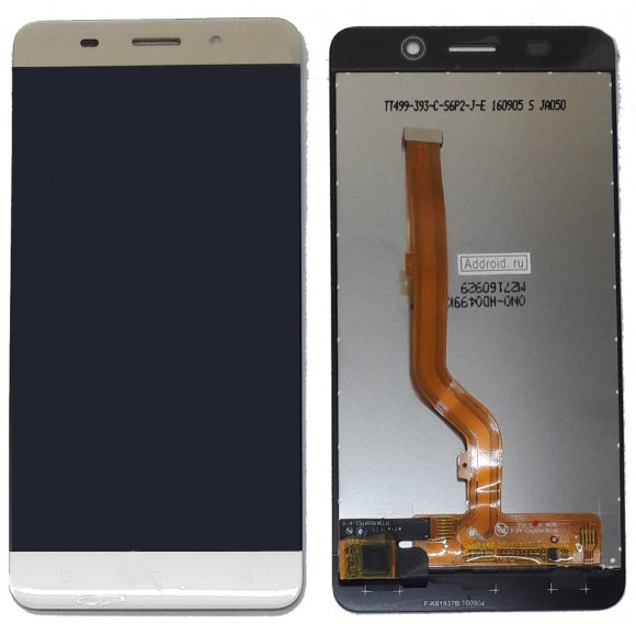 Дисплей Highscreen Power Rage Evo+тачскрин (золото)