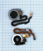 Кнопка HOME для телефона Huawei Honor 8, в сборе с механизмом и шлейфом, черный