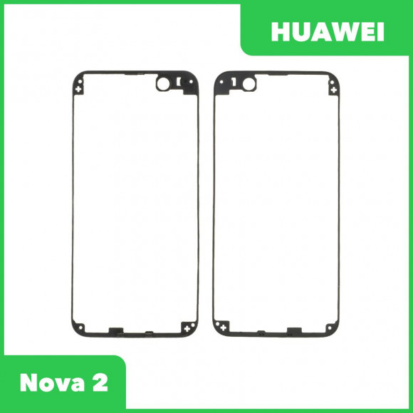 Рамка дисплея (средняя часть) для Huawei Nova 2, черная