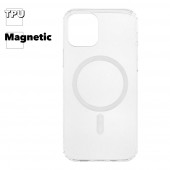 Чехол для Apple iPhone 12, 12 Pro WK Anti-Knock Magnet Case, прозрачный