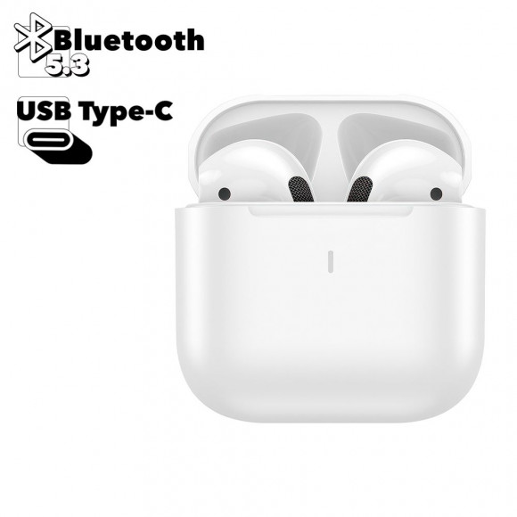 TWS Bluetooth гарнитура HOCO EW53 Lucky BT 5.3, вкладыши (белый)