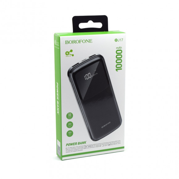Внешний АКБ Power Bank 10000 мАч BOROFONE BJ17