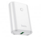 Внешний аккумулятор Hoco Q3 Mayflower быстрая зарядка QC3.0, PD20, USB-A 18W (10000mAh), белый