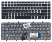 Клавиатура для ноутбука HP Envy 4-1000, Envy 6-1000, черная с серебристой рамкой