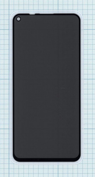 Защитное стекло Privacy "Анти-шпион" для Huawei Nova 5T