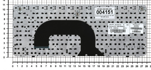 Клавиатура для ноутбука HP Pavilion DM1-3000, DM1-4000, черная