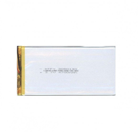 Аккумуляторная батарея Li-Pol (3x80x140мм), 2pin, 3.7В, 4700мАч