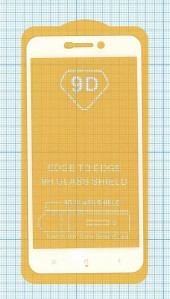Защитное стекло "Полное покрытие" для Xiaomi Redmi 4A белое