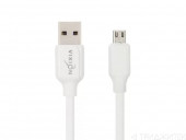 Кабель USB Vixion (K28) 3.5A MicroUSB, 1 метр, белый