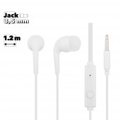 Гарнитура Hoco M40 Prosody Universal Earphones With Microphone, белая