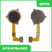 Шлейф для OPPO A15, A15s, A53 сканер отпечатка пальцев (черный) Шлейф для OPPO A15, A15s, A53 сканер отпечатка пальцев (черный)